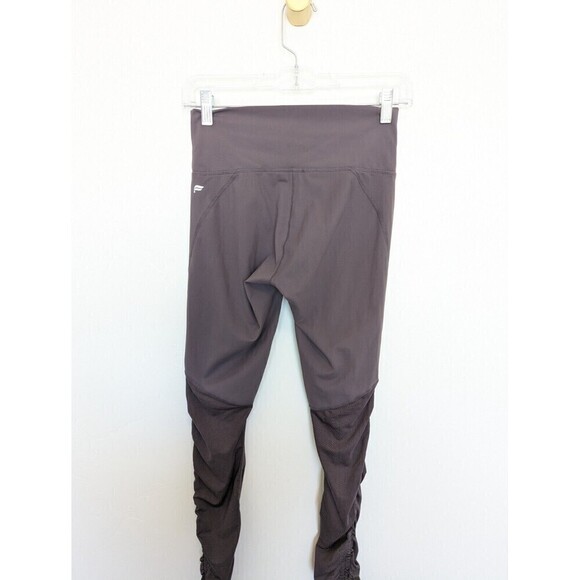 Fabletics Leggings Womens Size Small Purple Ruched Tie Ankle - Picture 7 of 10